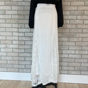 White long skirt!